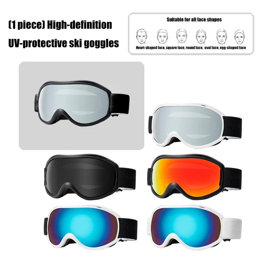 Ski Goggles Wide View Double Layer Snowboard Goggles for Women Men Cycling Outdoor Sport Fog Resistant Skiing Glasses