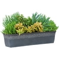 thumbnail image 3 of Classic Home and Garden 9418D-515 18" Corinthian Trough Planter, Storm, 3 of 4