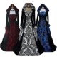 thumbnail image 1 of Vestido de encaje de manga larga para mujer, medieval, vintage, literatura, cena, Halloween, 1 of 3