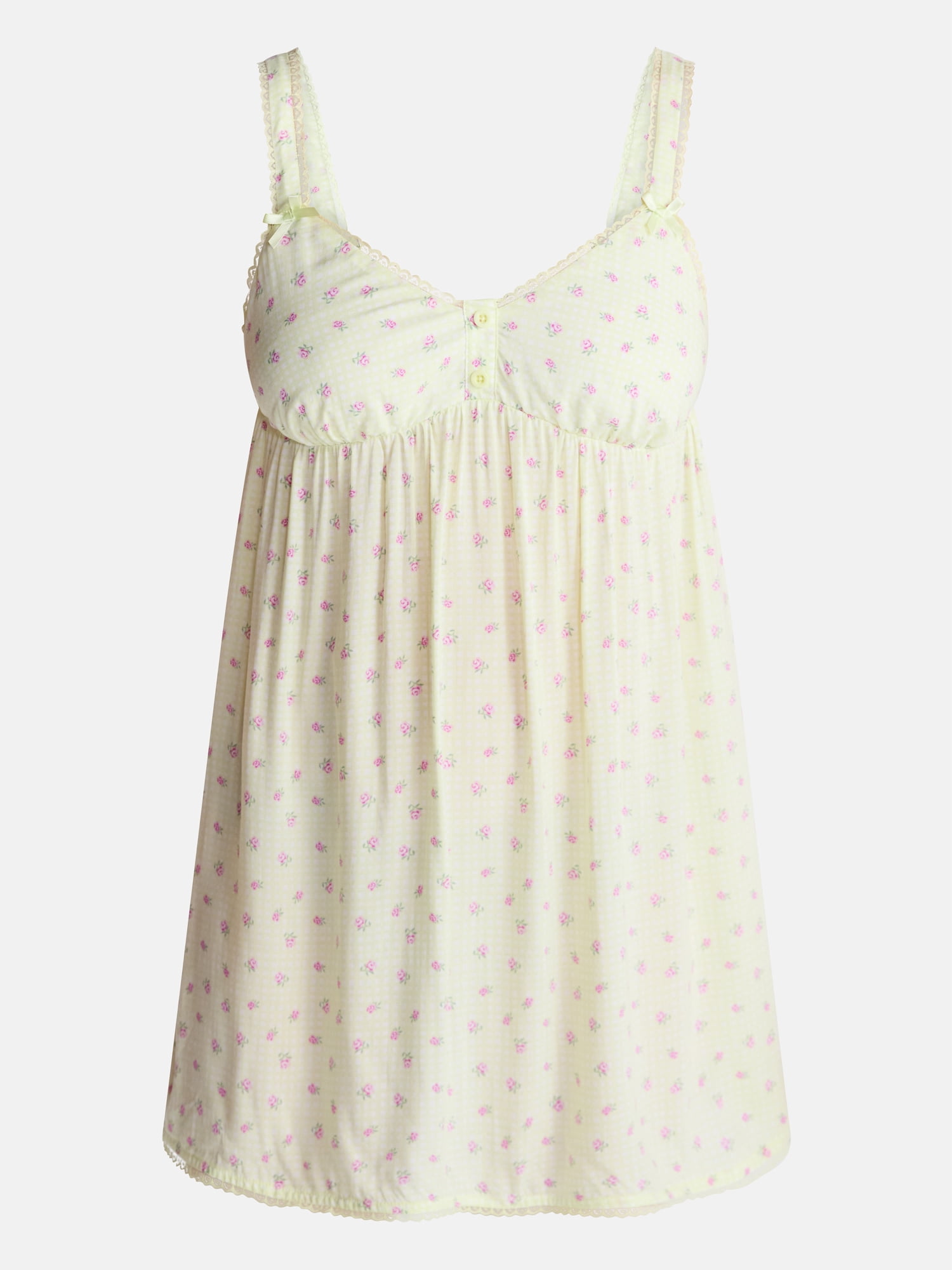 No Boundaries Woven Sleep Dress, Women's XXS-XXL