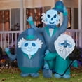 thumbnail image 3 of 6 Ft. Airblown Blowup Inflatable Disney's Haunted Mansion Hitchhiking Ghosts with Built-In LED Lights Halloween Outdoor Yard Decoration, 3 of 3