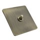 thumbnail image 2 of Interruptor de palanca de acero inoxidable verde bronce tipo 86 para pared de 1 a 4 gangas de 1 / 2 ma, 2 of 10