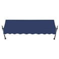 thumbnail image 2 of Awntech 6.38 Ft New Orleans Fixed Awning Canopy with Spear Arms (76.5in x 24in x 16in), Navy, 2 of 2