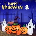 thumbnail image 3 of Costway 9FT Long Halloween Inflatable Pumpkins Self Inflating Halloween Pumpkin, 3 of 10