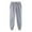 Grey, variant on yievot Men's Casual Sweatpants Trousers Plus Velvet Thick Solid Color Large Size Running Fitness Sports Pants Workout Track Pants