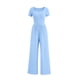 thumbnail image 1 of Mono de Mujer PRETTYGARDEN Azul Claro Manga Corta XS, 1 of 8