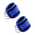 thumbnail image 2 of Kickback Ankle Straps for Cable Machines Ankle Wraps Bodybuilding Leg Straps 2 D Blue None Grid, 2 of 8