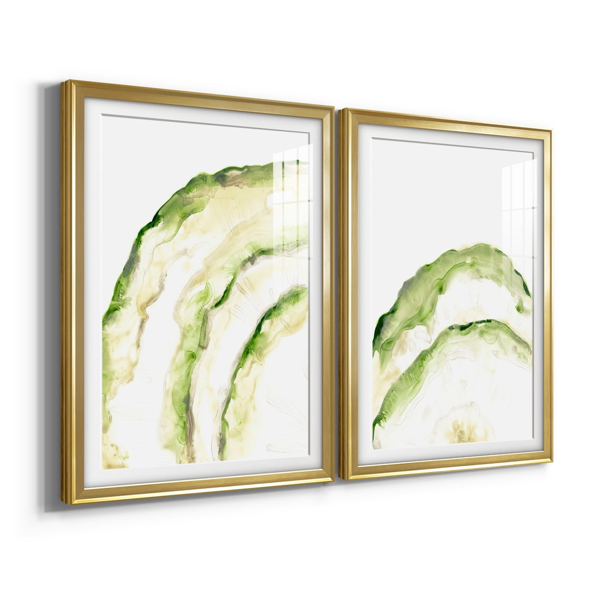 Wexford Home Lichen Halo I Premium Framed Print, 30.5" x 42.5" - Ready to Hang, Gold (Set of 2)