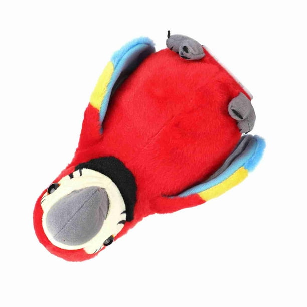 Juguete Eléctrico Lindo Del Loro De La Felpa Que Habla Para La Batería Opcional 3aaa Del Verde Azul Rojo De Los Niños