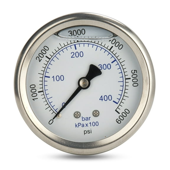 Upgraded Pressure Washer Gauges 6000psi N14x1.5 Thread Universal Washer Gauges Simple Connection for Auto Car Washer