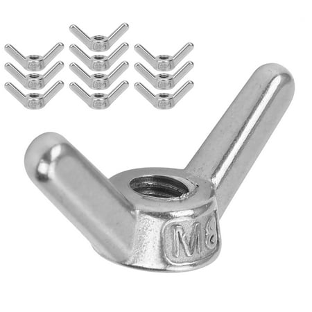 

10Pcs M8 Claw Nut 304 Stainless Steel Fixture Fastener Accessory Hardware Fittings