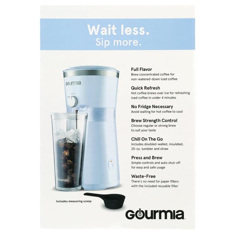 Walmart is selling the Gourmia iced coffee maker for just $15