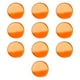 thumbnail image 3 of 10 almohadillas para tacos de billar, 0,43 pulgadas, acrílico profesional, repuesto para competición naranja, 3 of 9