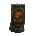 thumbnail image 1 of Brown Carved Wood Look Tree of Life LED Night Light Statue, 1 of 3