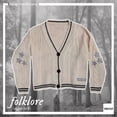thumbnail image 2 of 【 Ready Stock 】 Taylor Swift Folklore Embroiled Cardigan Sweater Más Tamaño De Los Hombres Y Las Mujeres De La Moda De Punto Pareja De Manga Larga Top, 2 of 5