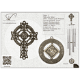 thumbnail image 2 of Wind Chime - 36in Cross/Celtic - Silver Tube, 2 of 5