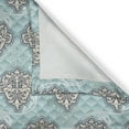thumbnail image 5 of Ambesonne Victorian Grommet Curtain, Rococo Era Designs, 50" x 96", Pale Blue Ivory, 5 of 6