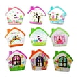 thumbnail image 6 of 100Pcs Assorted House two holes Embellishments For Craft Sewing, 6 of 7