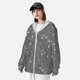 thumbnail image 3 of Fotbe Airplane Routes Around The World Chaqueta con Protección Solar UPF 50+ para Hombre y Mujer, Camisa con Capucha y Bolsillos-Small, 3 of 7