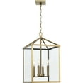 thumbnail image 6 of Progress Lighting P500440 Hillcrest 4 Light 13" Wide Pendant - Brass, 6 of 13