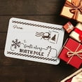 thumbnail image 3 of Letter to Santa Claus Stencil 11.7x8.3 inch Christmas Stamps North Pole Express Stencils Plastic Snowflakes Deer Tree Patterns Template Reusable Stencils for DIY Crafts Home Decor, 3 of 9