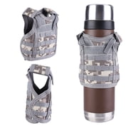Sarapandan Outdoor Tactics Vest Mini Waistcoat Adjustable Holder for Cans Bottles ACU Color