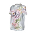 thumbnail image 2 of Rocae Vintage Rose for Breathable Men's Baseball T-Shirt Fashionable Casual Baseball Jersey, Moisture-wicking Sportswear Medium, 2 of 9