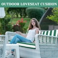 thumbnail image 3 of SDJPOI Outdoor Loveseat Cushion Set, 48‘‘ x 24‘’ Waterproof Couch Love Seat for Bench & Swing, 3 of 7