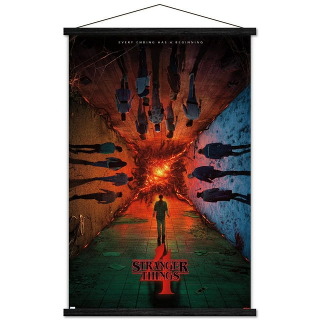Netflix Stranger Things: Season 4 - Group Teaser One Sheet Wall Poster, 22.375" x 34"