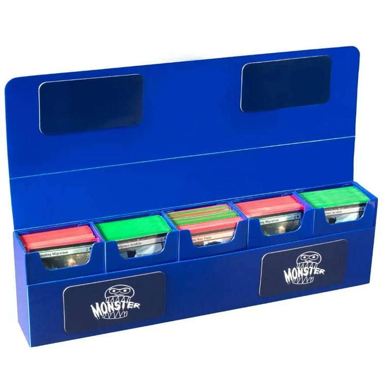 Monster Blue Hydra Trading Card Case - Magnetic Closure, Removable