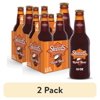 (2 pack) Stewart's Caffeine-Free Root Beer Soda Pop, 12 Fl Oz, 4 Pack Bottles