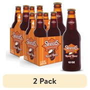 (2 pack) Stewart's Caffeine-Free Root Beer Soda Pop, 12 Fl Oz, 4 Pack Bottles