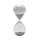thumbnail image 3 of Temporizador de arena de 30 minutos, decoración de mesa de vidrio, temporizador de escritorio, reloj de arena de vidrio decorativo Gris Argenta, 3 of 9