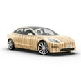 thumbnail image 6 of Rwraps Horizontal Strip Parquet Maple Gloss Vinyl Film Wrap 59in x 11ft Vinyl Vehicle Car Film Sheet, 6 of 9