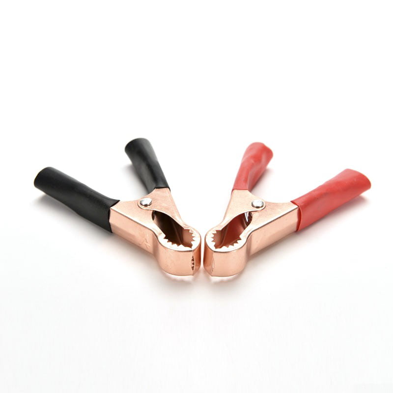 Copper Plated Alligator Battery Charger Clip Test Clamp For Jump Starter Durable 