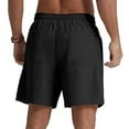 thumbnail image 5 of DPTALR George Men's Summer Corduroy Drawstring Shorts Loose Solid Color,Breathable & Durable for Outdoor Fitness & Beach,Black,Big and Tall Men XXL, 5 of 6