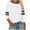 Orange, variant on Raglan Sleeve Baseball Tee Shirts for Women Soft Sports 3/4 Sleeve Shirts Teen Girls Casual Athletic Workout Tops