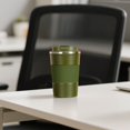 thumbnail image 6 of Insulated Stainless Steel Travel Coffee Mug with Lid, Leakproof Double Wall Thermal Tumbler for Hot and Cold Drinks, Reusable Portable Cup for Daily Use(Blue,380ML / 12.8Oz), 6 of 7