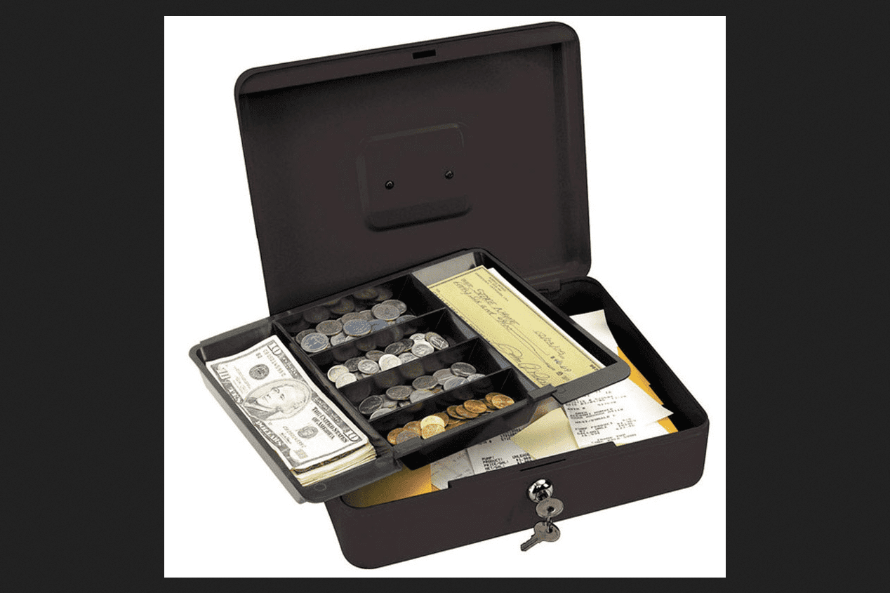 Master Lock Steel Keyed Cash Box