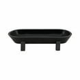thumbnail image 6 of Decorative Oval Bowl for Coffee Table Decor - Minimalist Home Decor Accents for Centerpiece Table Decoration or Living Room - Casual Kitchen Counter Decor, Candy, and Key Holder Bowl - 3.75", Black, 6 of 11