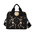 thumbnail image 6 of FORMRS Reusable Lunch Bag for Work School Leakproof Insulated Cooler with Adjustable Shoulder Strap, Black Halloween Dancing, 6 of 6