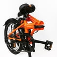 thumbnail image 3 of ZiZZO Via 7-Speed 20" wheel, Aluminum Folding Bicycle for all genders, Orange, 3 of 7
