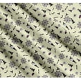 thumbnail image 3 of Soimoi Cotton Voile Fabric Bat,Skull & Witch Halloween Print Fabric by The Yard 56 Inch Wide, 3 of 7