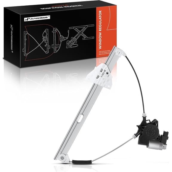 A-Premium Power Window Regulator with Motor Compatible with Mazda 3 2004-2009 3 Sport 2009 Front Left Driver Side (6 Pins with Anti-Pinch Function)