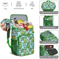 thumbnail image 5 of Travel Cooler Bag - Sky Blue Floating Island Dinosaurs Pattern Camping Beer Cooler Backpack with Bottle Opener- Waterproof Insulated Picnic Backpacks - Cooler Bag for Beach, 5 of 6