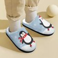 thumbnail image 6 of Psesaysky Print Slippers with Penguins House Slippers with Anti-Slip Rubber Sole Children Indoor and Outdoor Cozy House Slippers, 6 of 7