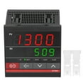 thumbnail image 2 of Controlador De Temperatura Digital, Entrada Universal Controlador De Temperatura De Pantalla Dual De Ajuste Automático Multifuncional Con Marco De Montaje Para Automatización, 2 of 7