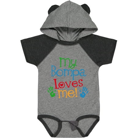 

Inktastic My Bompa Loves Me Outfit Gift Baby Boy or Baby Girl Bodysuit
