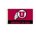 thumbnail image 1 of BSI Products 95084 Utah Utes- 3 ft. X 5 ft. Flag W-Grommets, 1 of 1