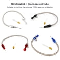 thumbnail image 3 of ruzhgo Metal Car Gear Box Oil Level Dipstick Portable Modified Automotive Fuel Ruler Part Accessories with Transparent Tube Silver Blue, 3 of 6